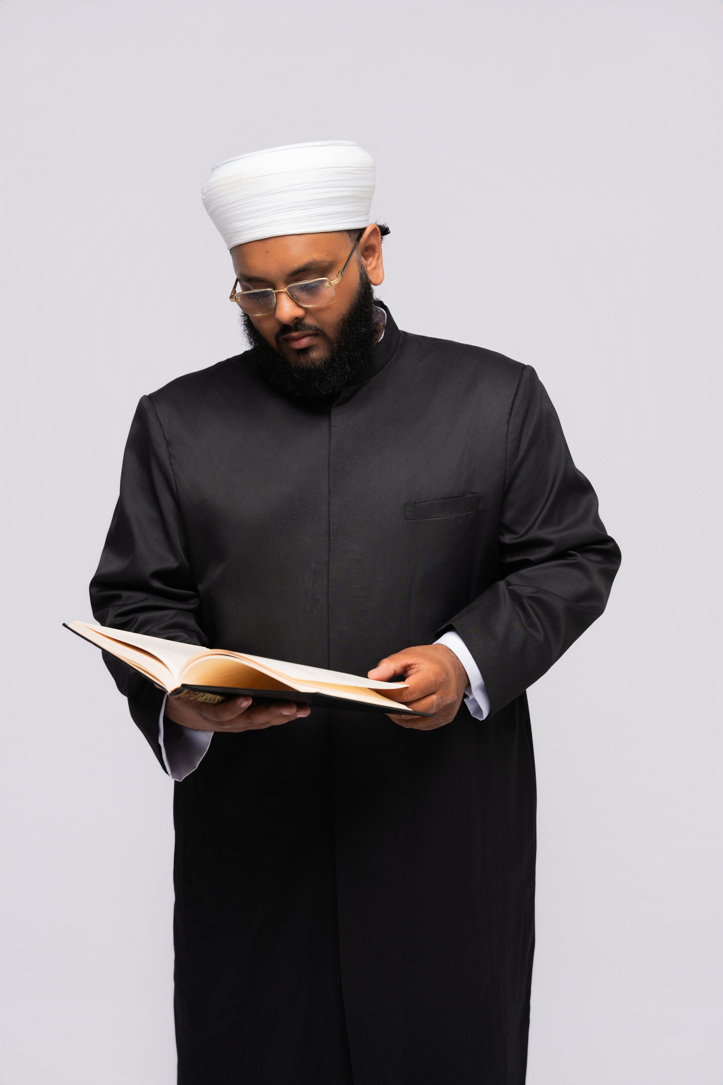 A'immah - Overcoat Zwart (Op aanvraag)