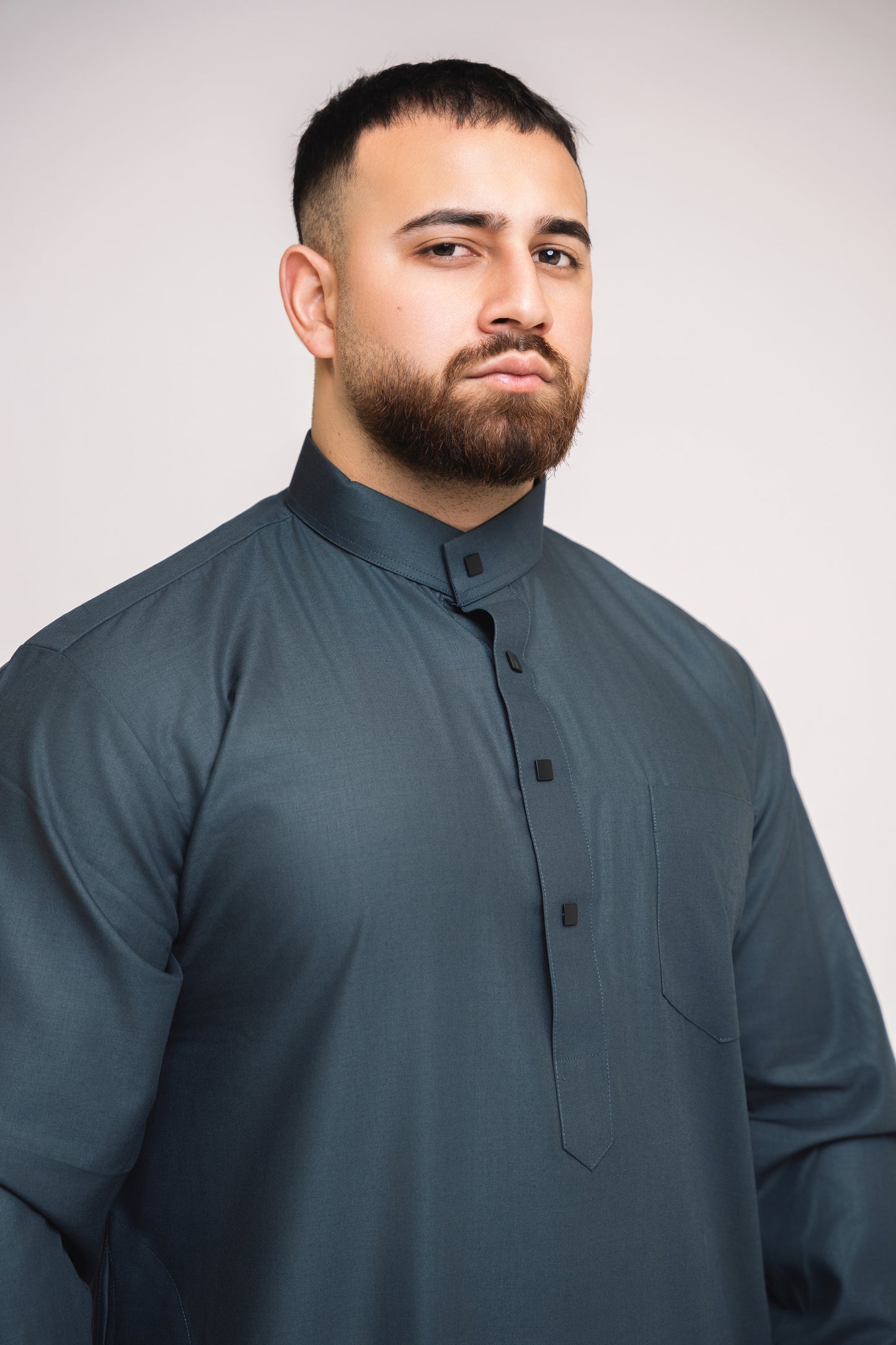 Arabisch Style Qamees - Zwart