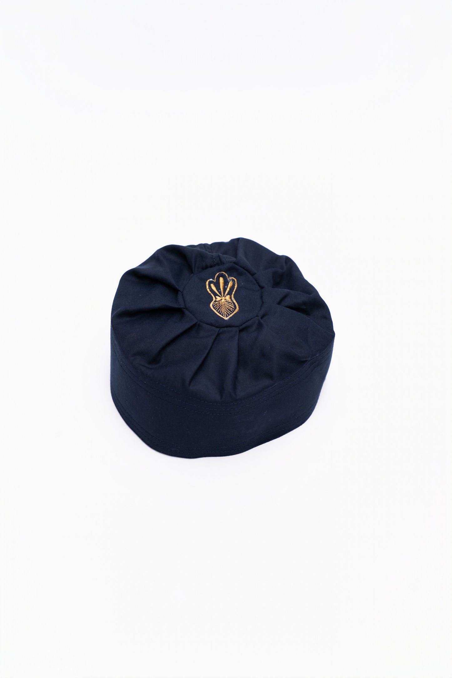 Kufi met design - Blauw