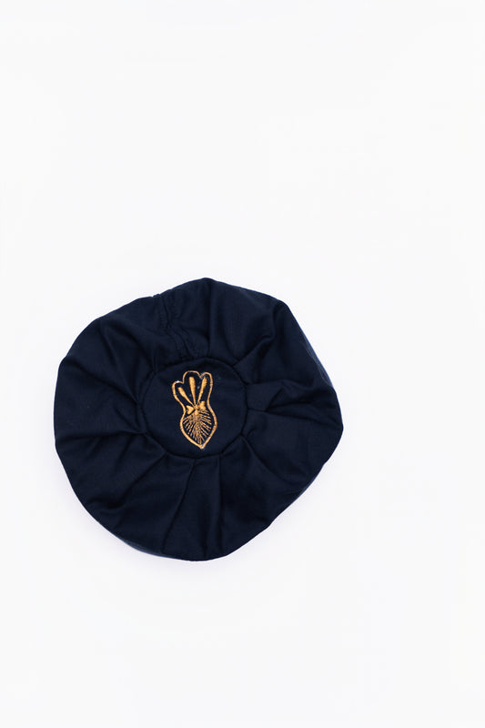 Kufi met design - Blauw