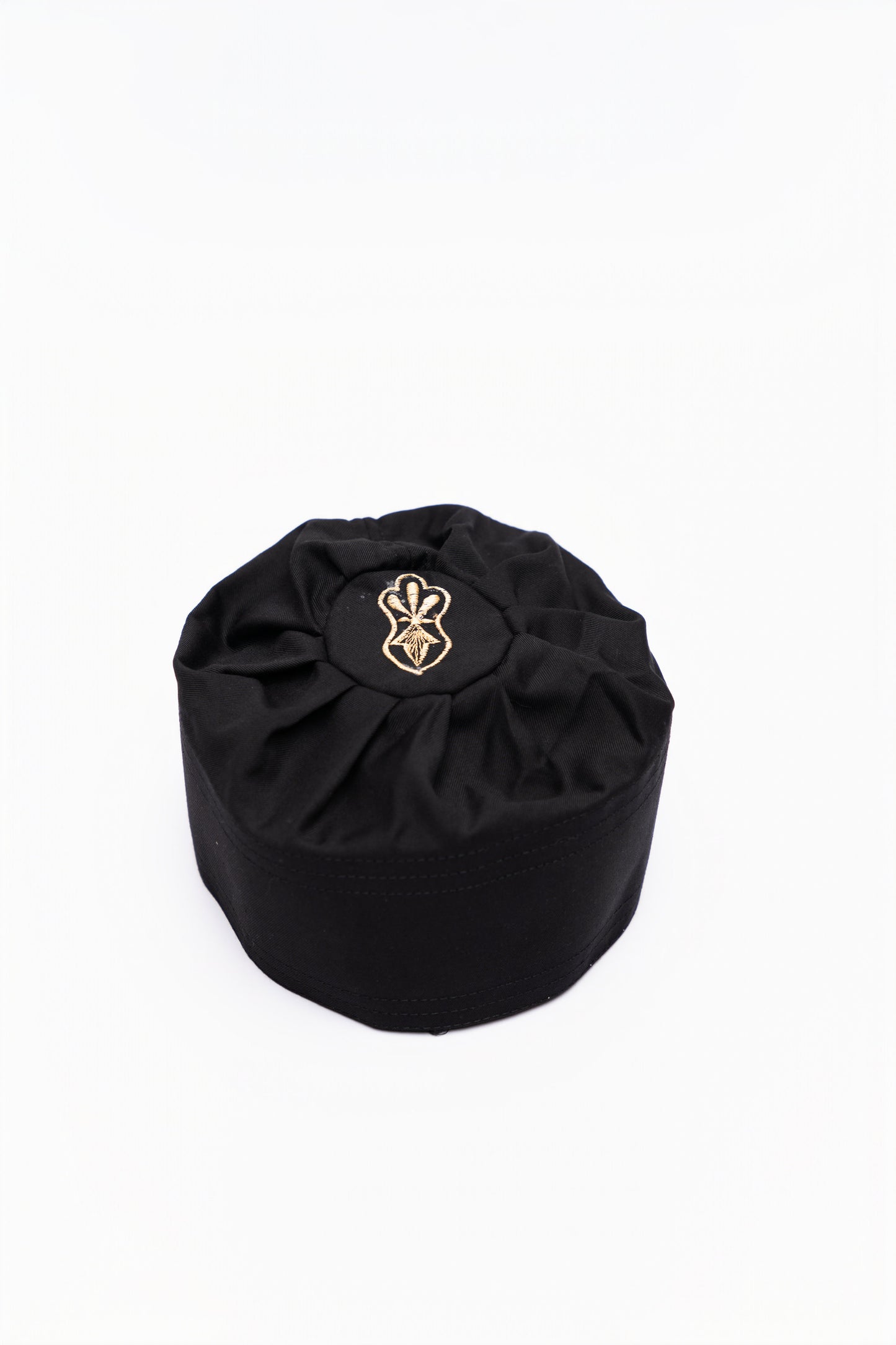 Kufi met design - Zwart