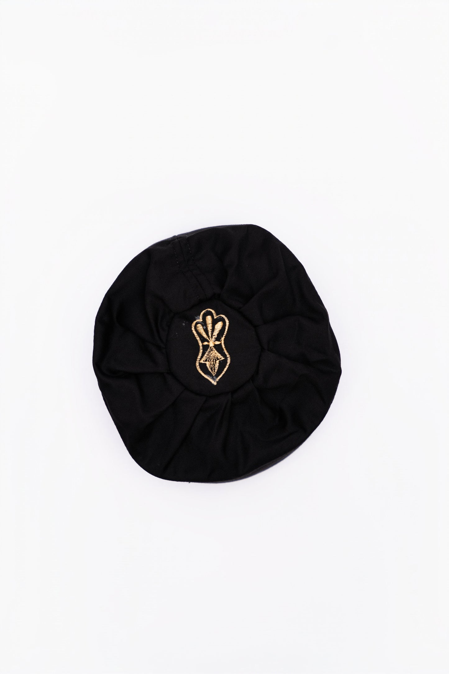 Kufi met design - Zwart