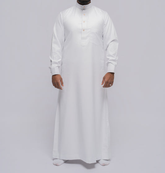 Arabisch Style Qamees - Wit