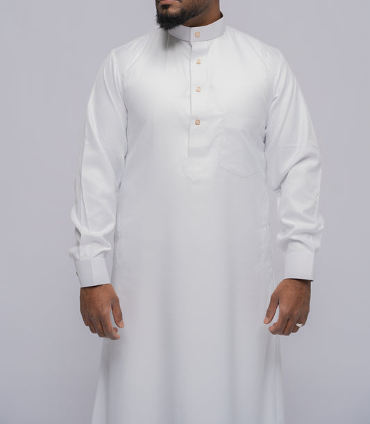 Arabisch Style Qamees - Wit