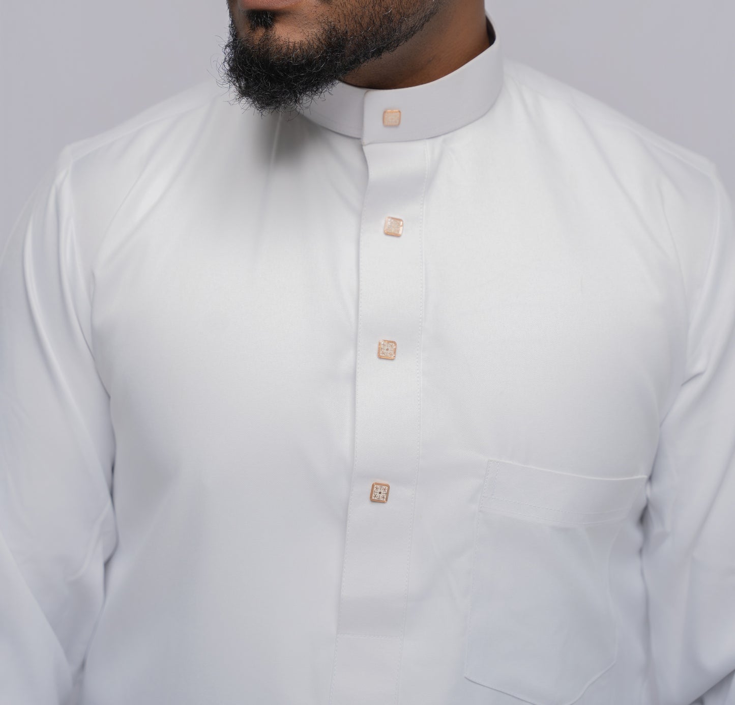 Arabisch Style Qamees - Wit