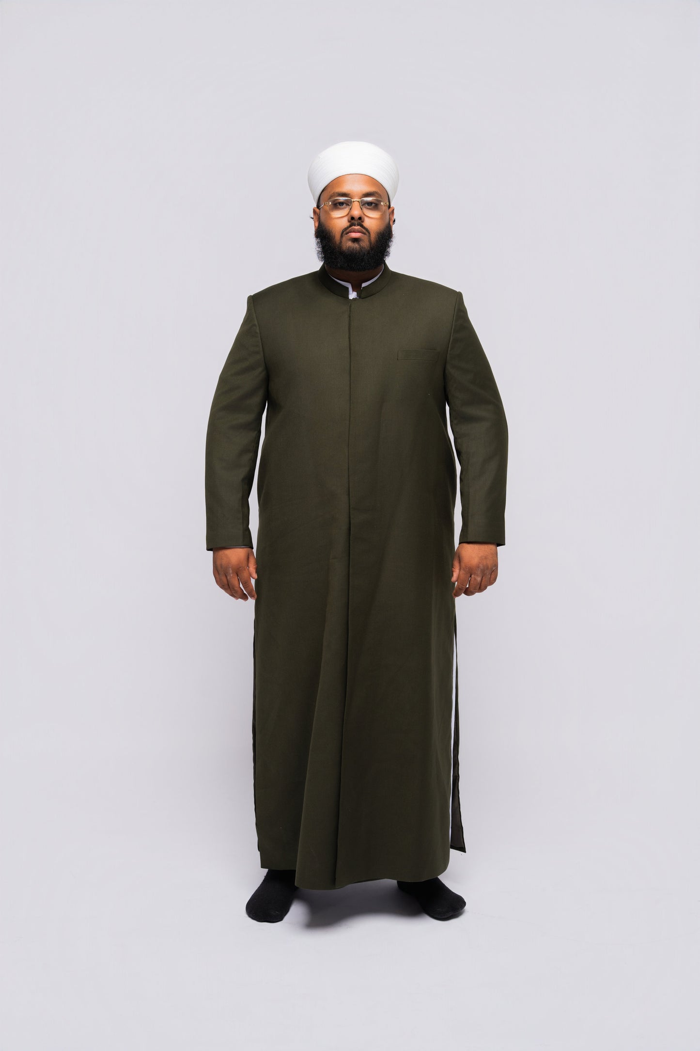 A'immah - Overcoat Groen (Op aanvraag)