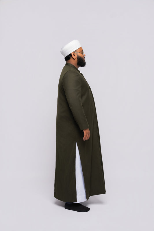 A'immah - Overcoat Groen (Op aanvraag)