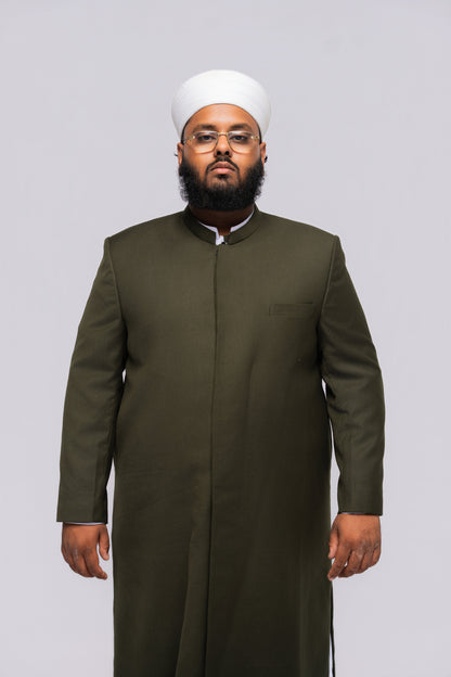 A'immah - Overcoat Groen (Op aanvraag)