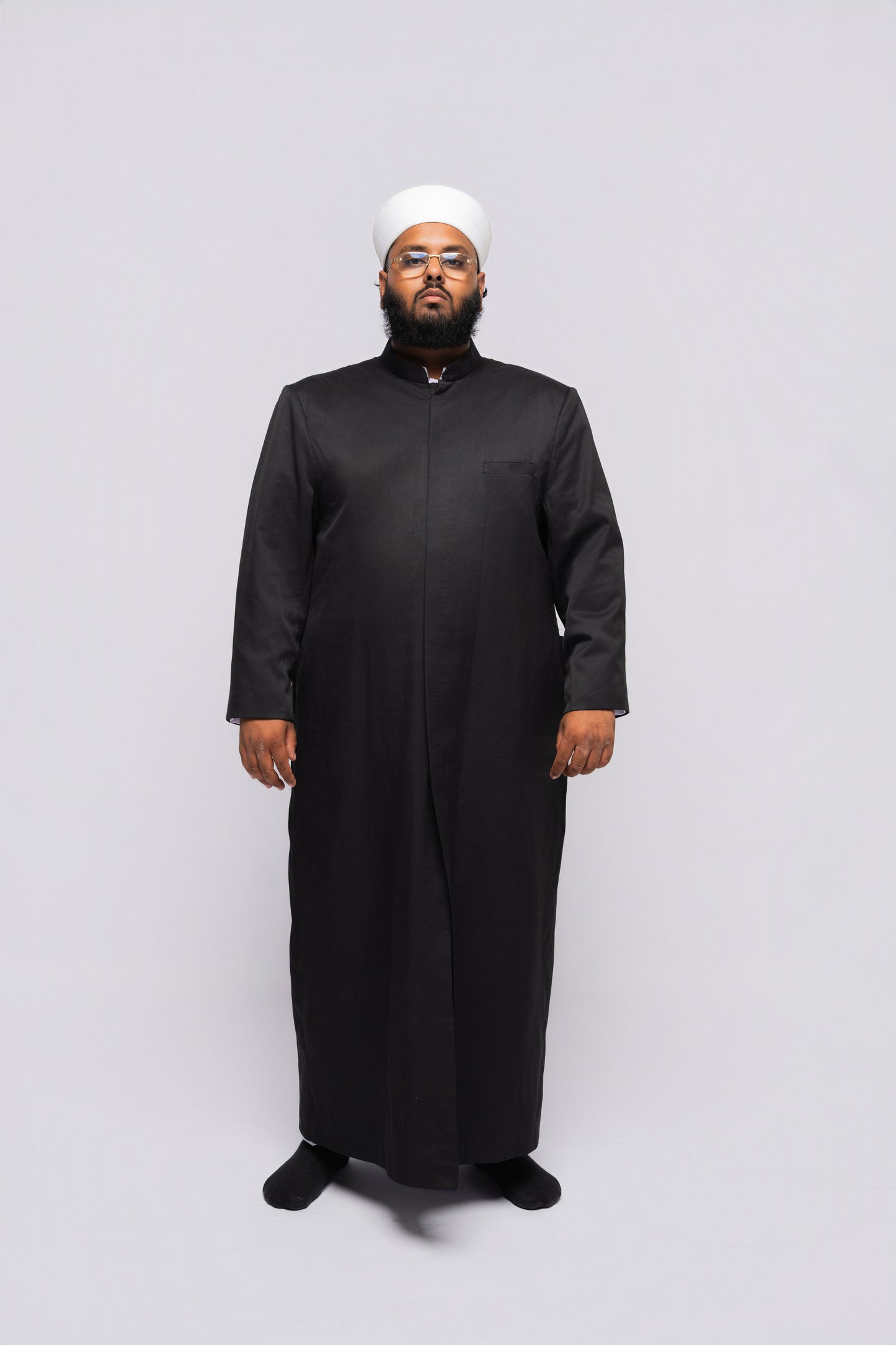 A'immah - Overcoat Zwart (Op aanvraag)