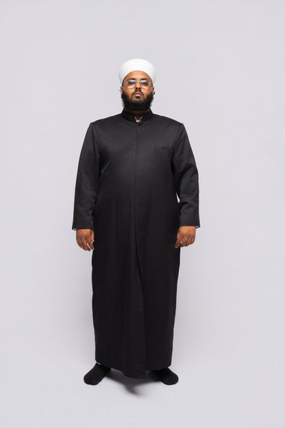 A'immah - Overcoat Zwart (Op aanvraag)