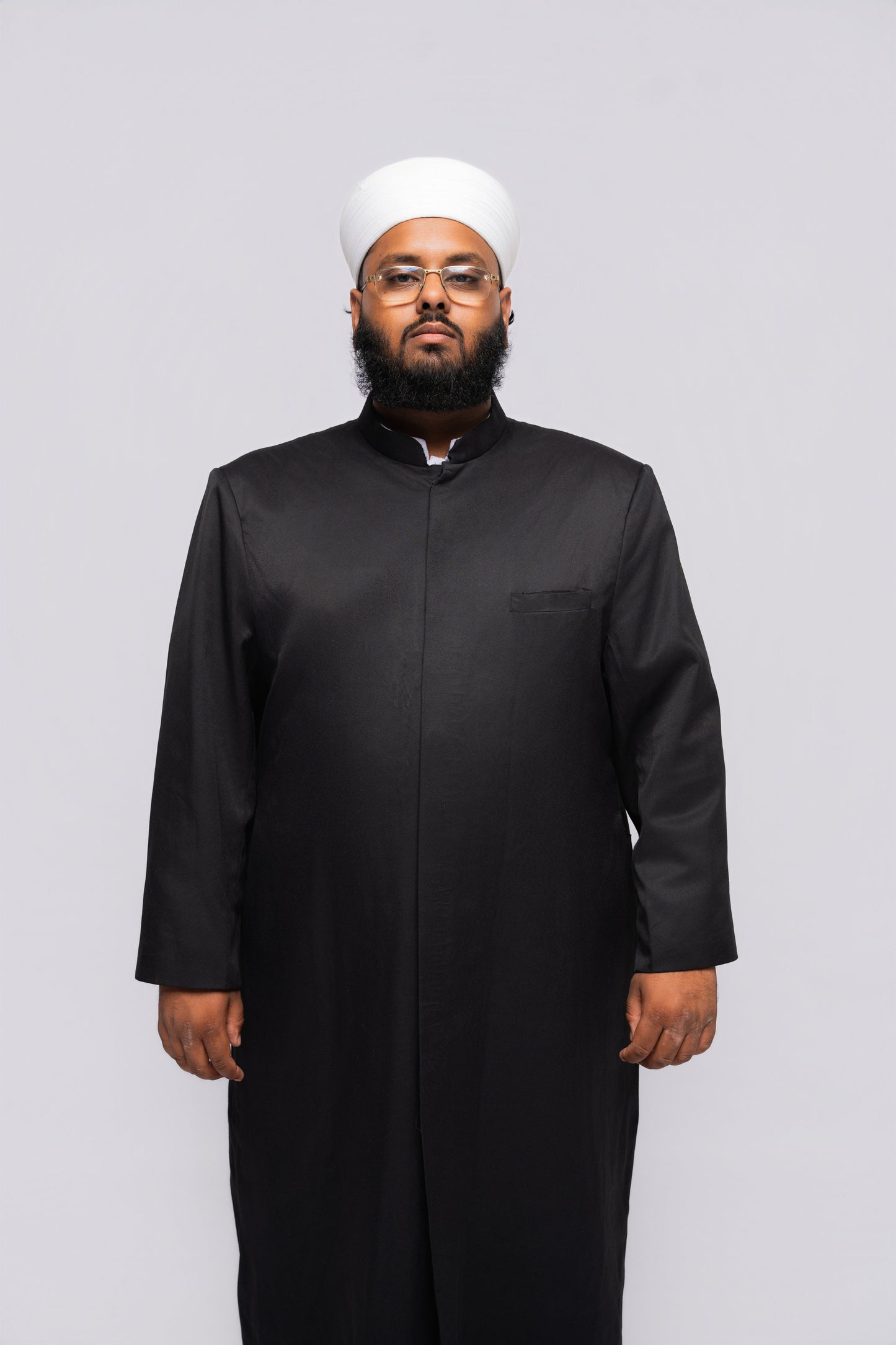 A'immah - Overcoat Zwart (Op aanvraag)