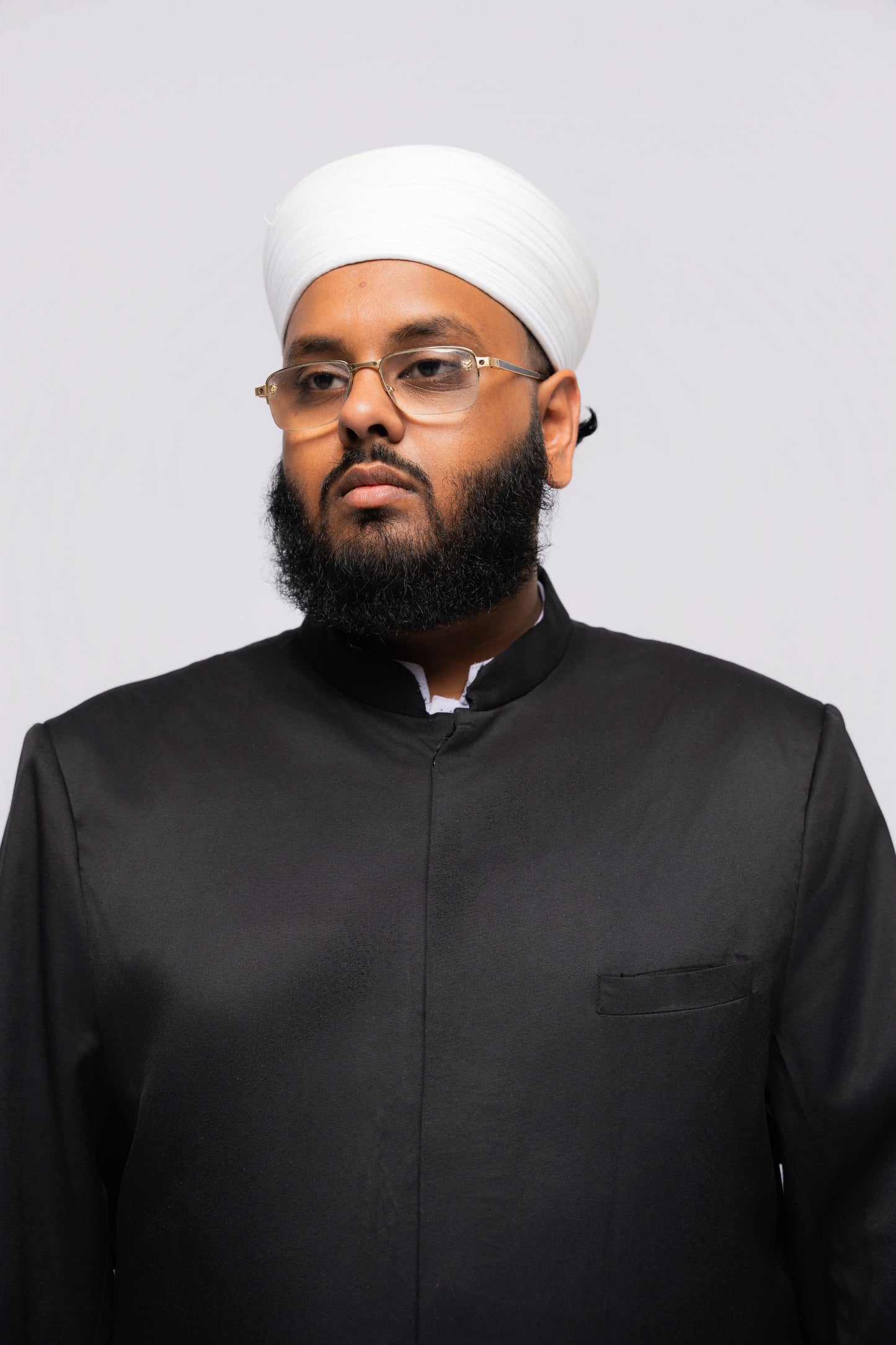 A'immah - Overcoat Zwart (Op aanvraag)