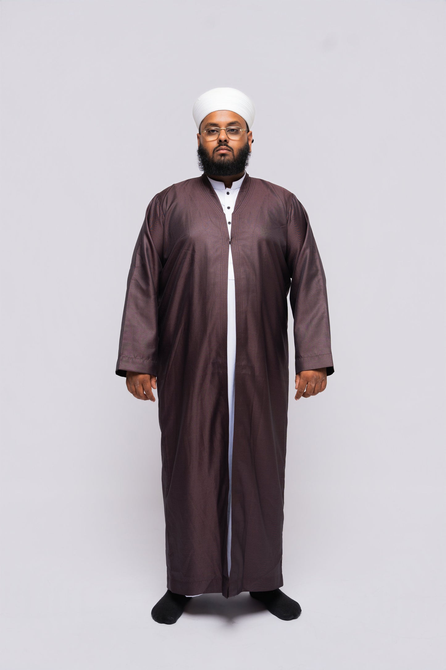 A'immah - Overcoat bordeux(Op aanvraag)