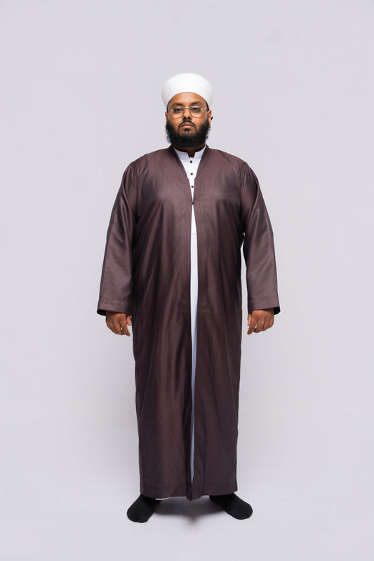 A'immah - Overcoat bordeux(Op aanvraag)