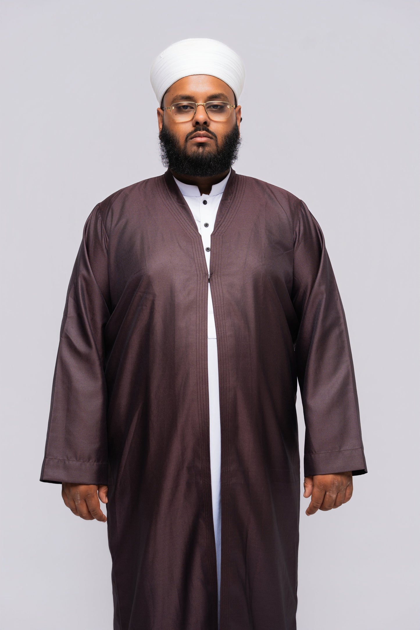 A'immah - Overcoat bordeux(Op aanvraag)