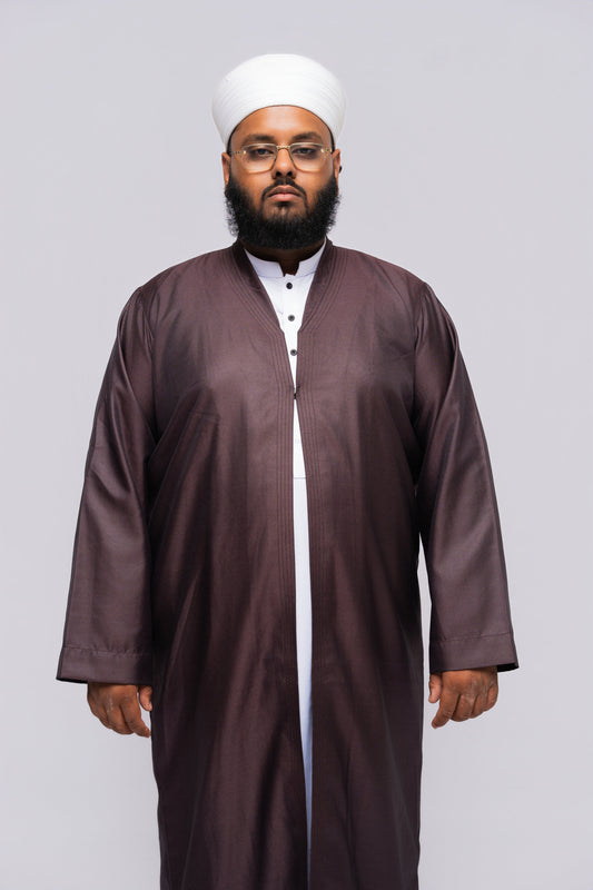 A'immah - Overcoat bordeux(Op aanvraag)