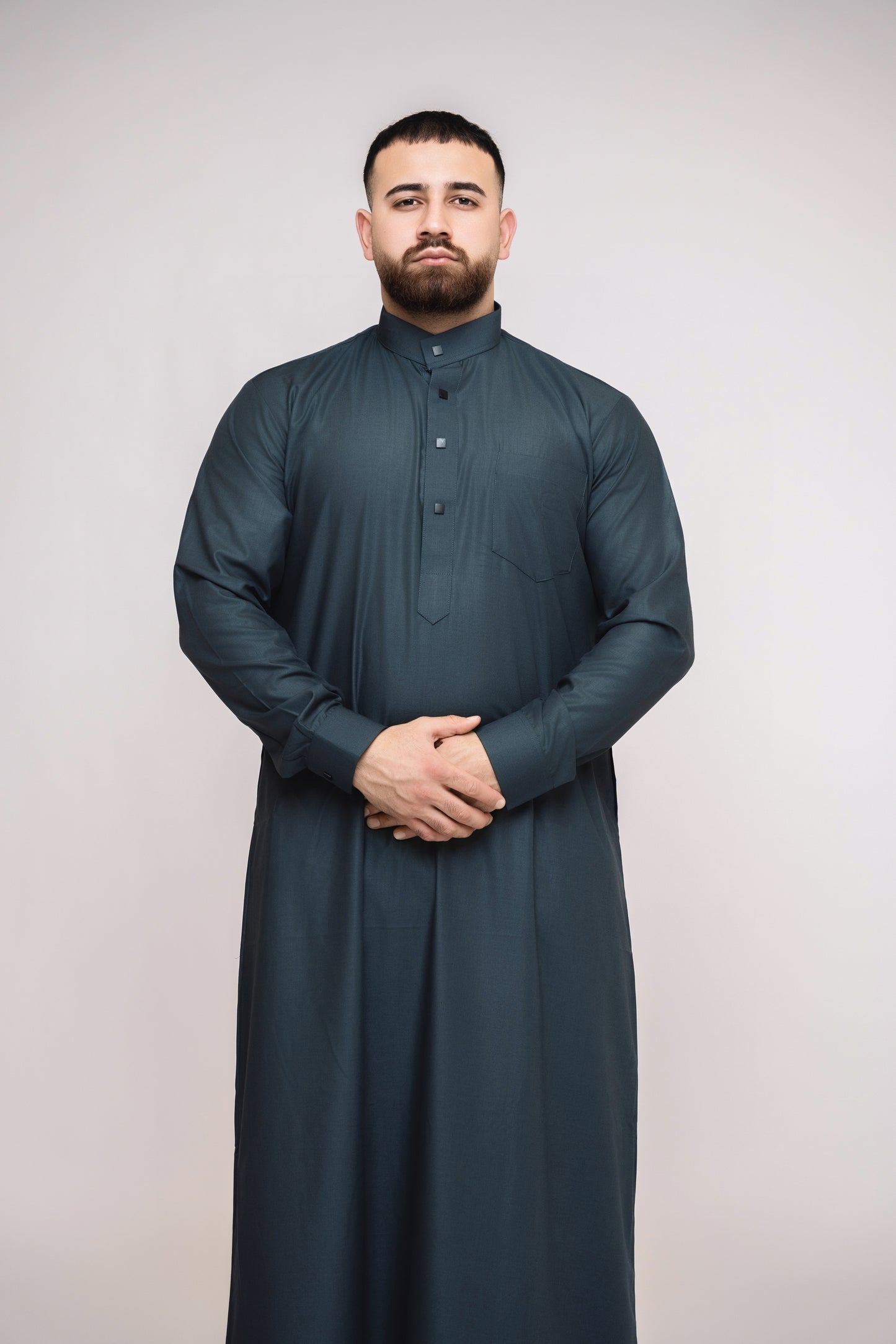Arabisch Style Qamees - Zwart