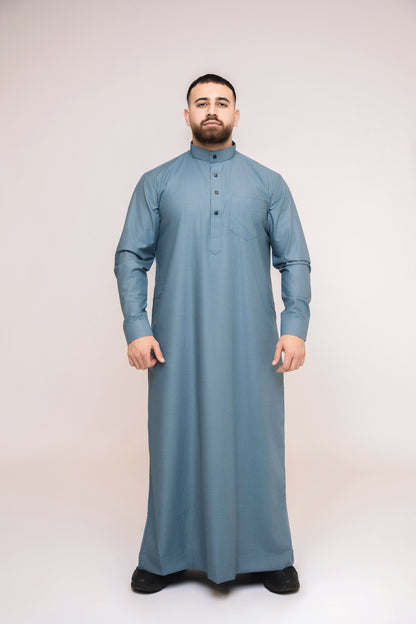 Arabisch Style Qamees - Blauw