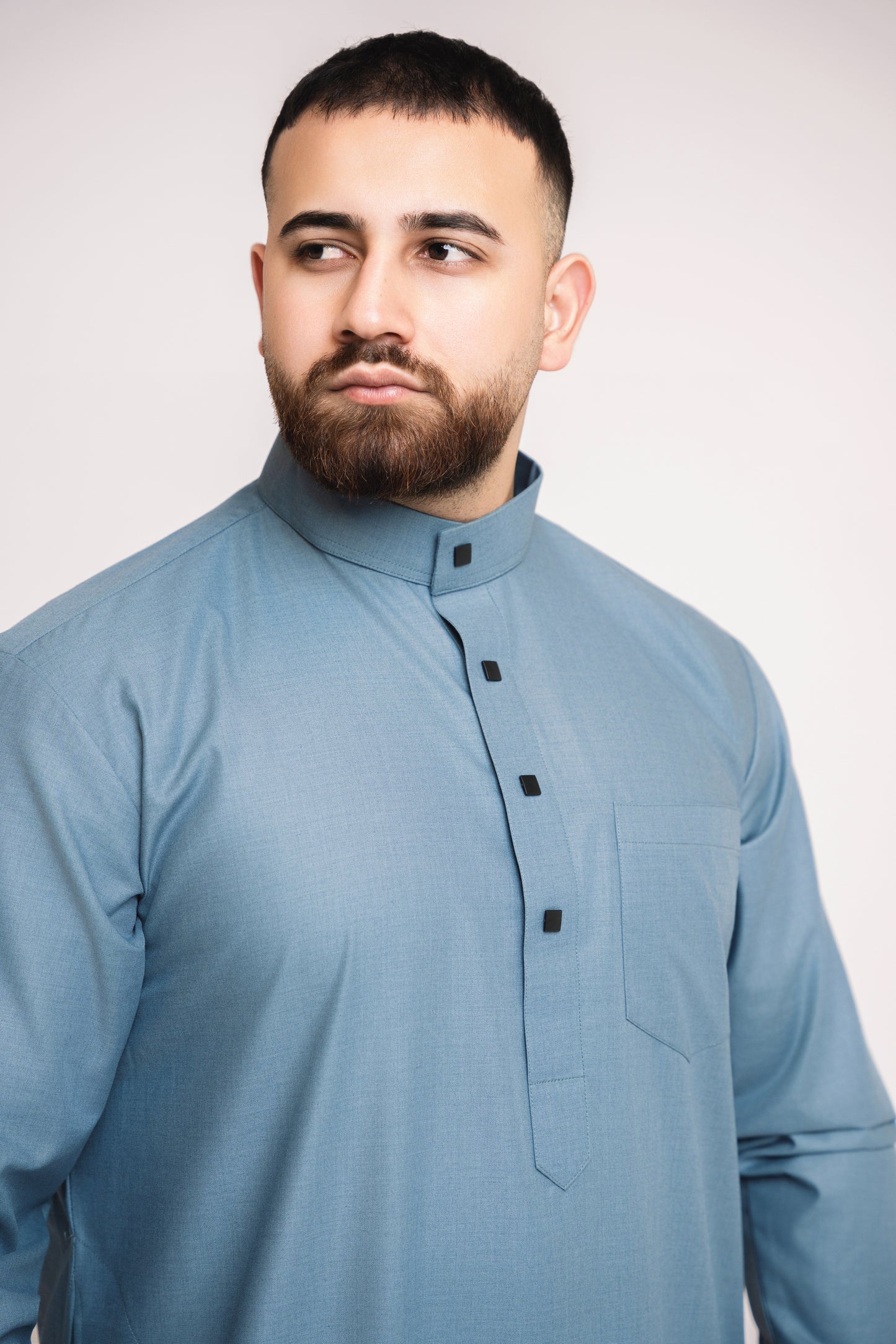 Arabisch Style Qamees - Blauw